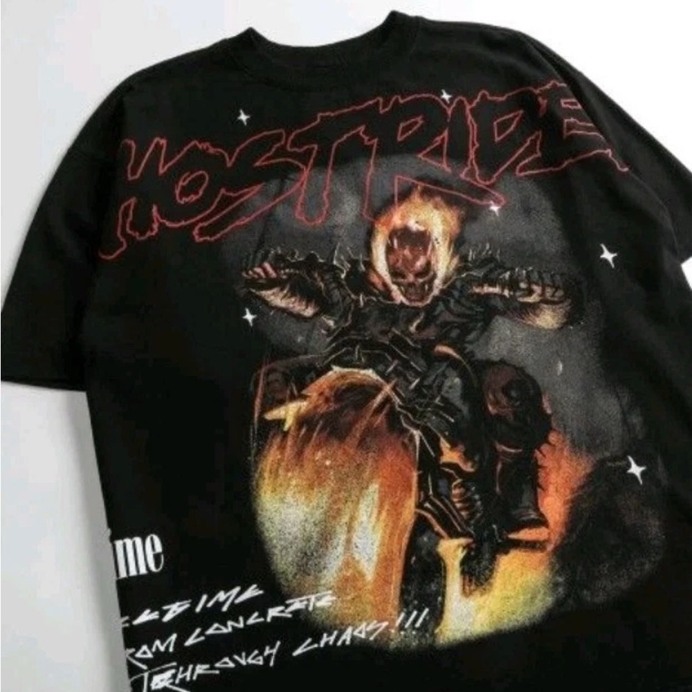 Civil Regime x Marvel Ghost Rider Oversized Shirt (Medium/New)